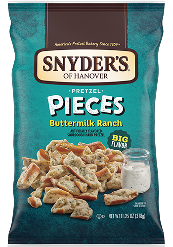 Buttermilk Ranch Flavored Pretzel Pieces