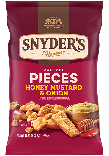 Honey Mustard & Onion Flavored Pretzel Pieces