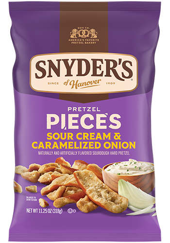 Snyder's of Hanover Sour Cream & Caramelized Onion Pretzel Pieces