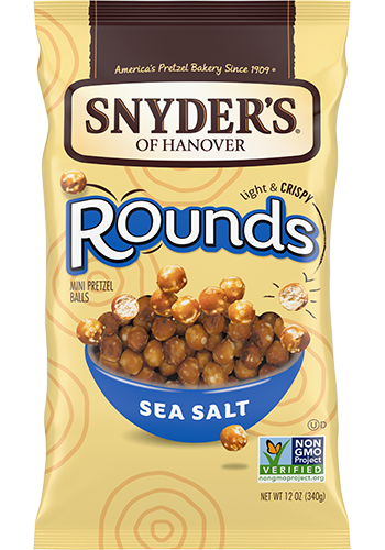 Sea Salt Mini Pretzel Rounds