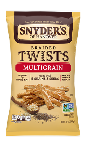 Snyder's of Hanover Multigrain Ancient Grain Braided Twists Package