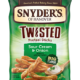 Sour Cream and Onion Twisted Pretzel Sticks